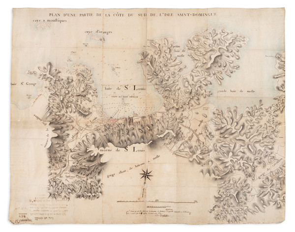 73-Hispaniola Map By Nicolas  Taverne De Boisforêt