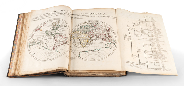 61-Atlases Map By Pierre Moullart-Sanson