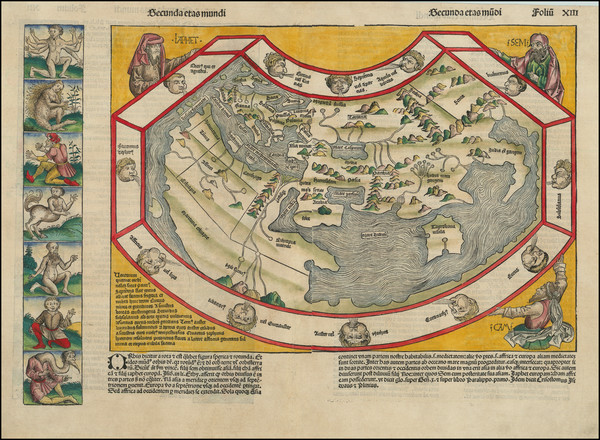 56-World Map By Hartmann Schedel