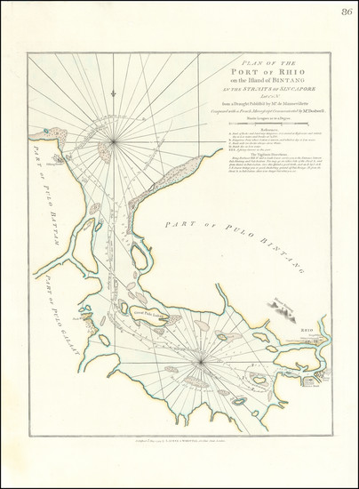 27-Singapore and Indonesia Map By Richard Holmes Laurie  &  James Whittle