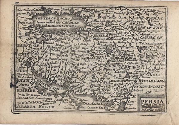 18-Asia, Central Asia & Caucasus and Middle East Map By John Speed / Pieter van den Keere