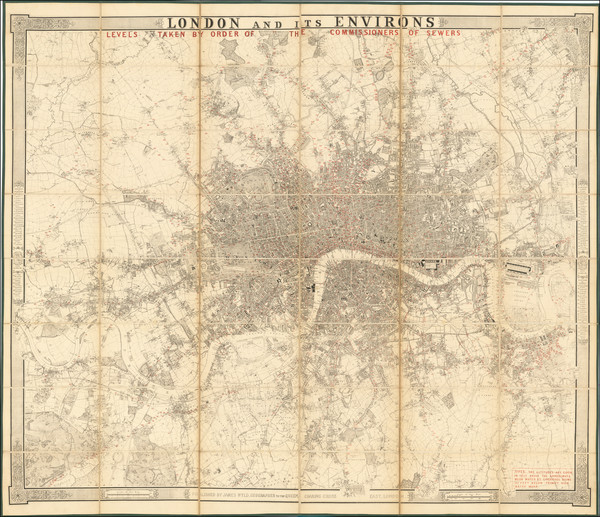 86-London Map By James Wyld