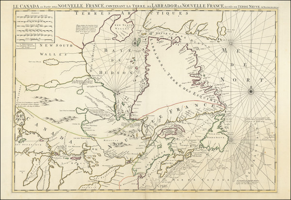 12-New England, Canada and Eastern Canada Map By Pierre Mortier