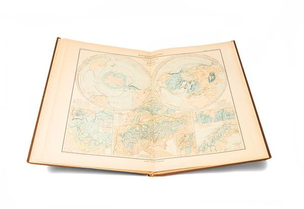 57-Atlases Map By Justus Perthes / Hermann Berghaus