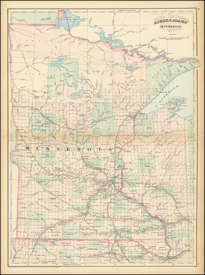 19-Minnesota Map By Asher  &  Adams