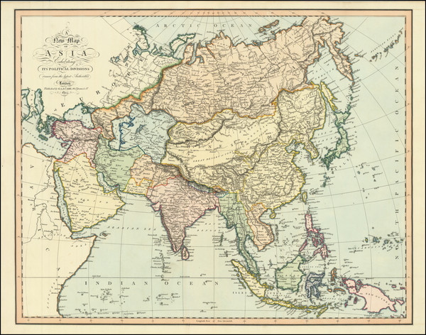 7-Asia Map By G. & J. Cary