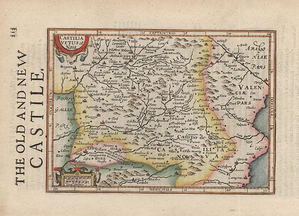 50-Europe and Spain Map By Henricus Hondius - Gerhard Mercator