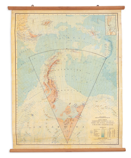 30-Argentina Map By Argentine Military Geographic Institute