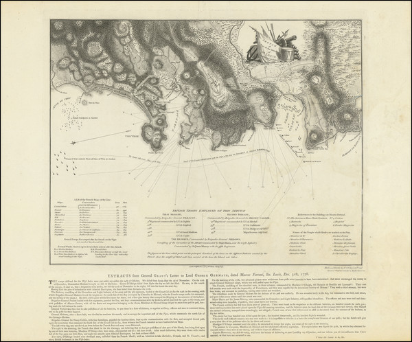 76-Caribbean and American Revolution Map By William Faden