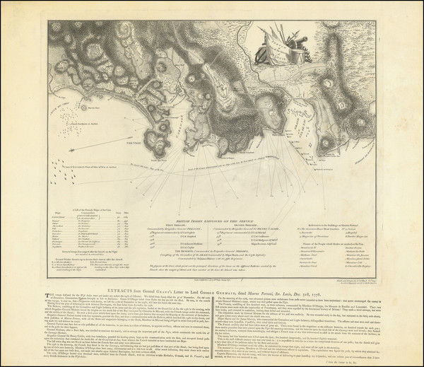 61-Caribbean and American Revolution Map By William Faden