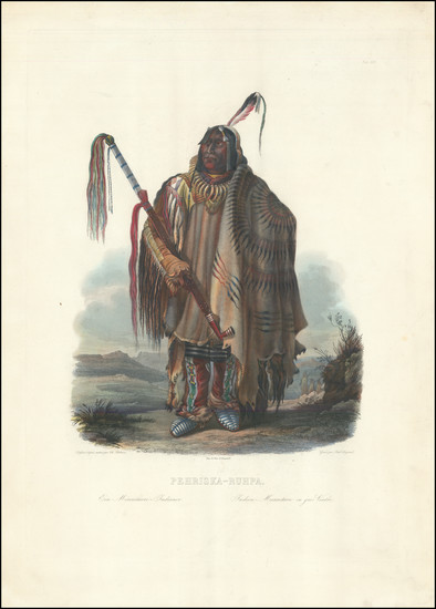 57-Native American & Indigenous Map By Karl Bodmer