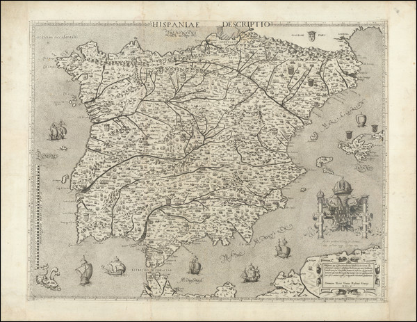 86-Spain and Portugal Map By Vincenzo Luchini
