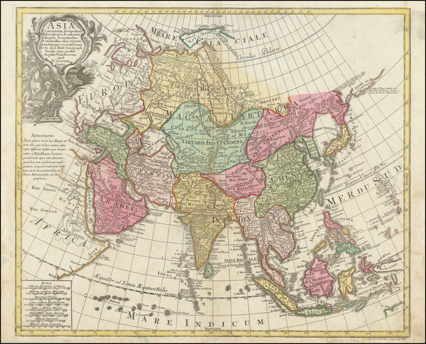 70-Asia Map By Tobias Conrad Lotter