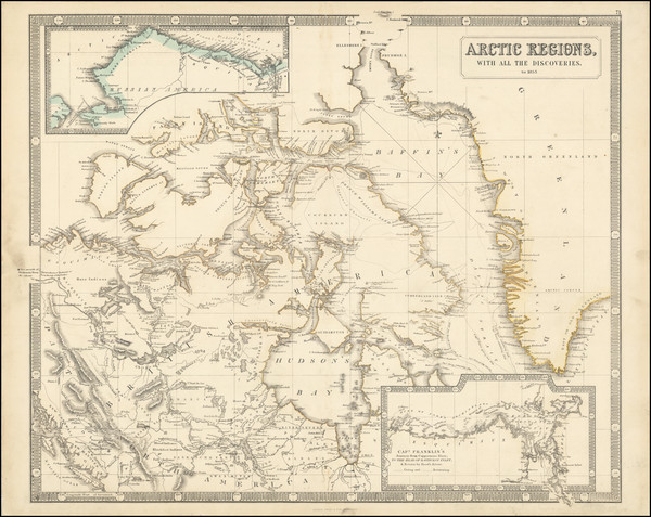 59-Polar Maps, Alaska and Canada Map By George Philip & Son