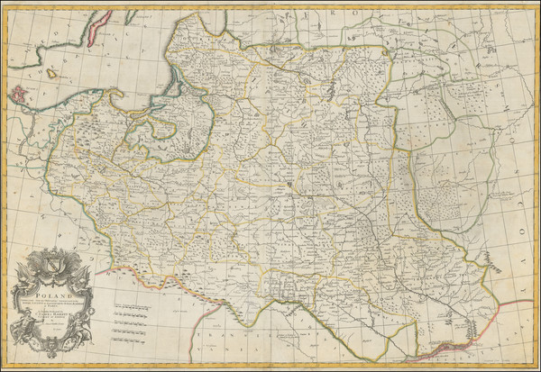 89-Poland and Baltic Countries Map By John Senex