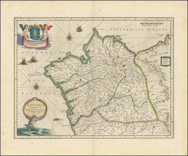 16-Spain Map By Willem Janszoon Blaeu