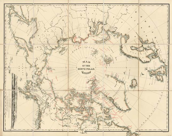 30-World, Polar Maps, Alaska and Canada Map By William Bauman / The Graphic Co.