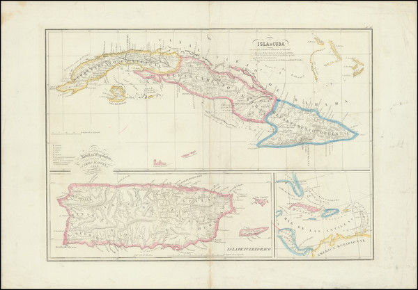 23-Cuba and Puerto Rico Map By Camilo Alabern
