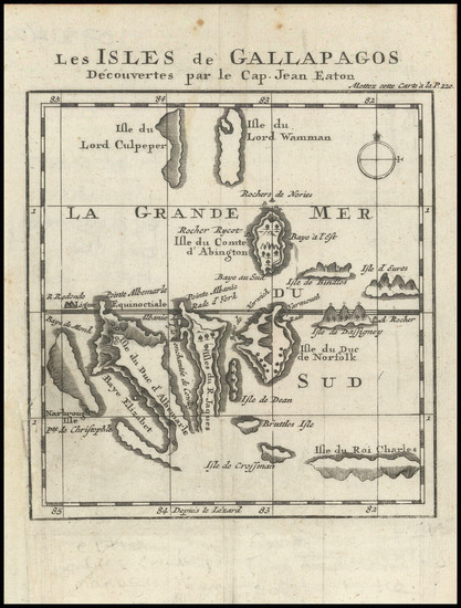 32-Peru & Ecuador Map By William Dampier