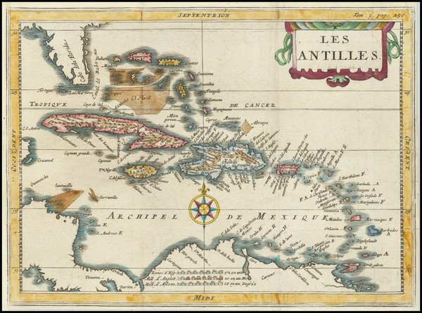 3-Caribbean Map By Martineau du Plessis