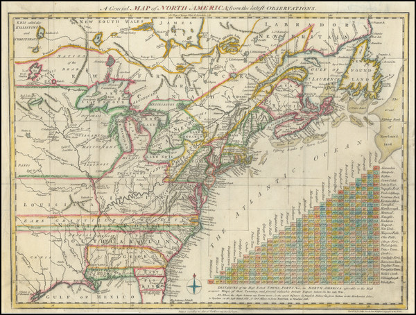 86-United States, North America and Canada Map By John Lodge