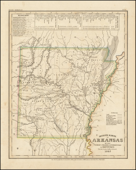 18-Arkansas Map By Joseph Meyer