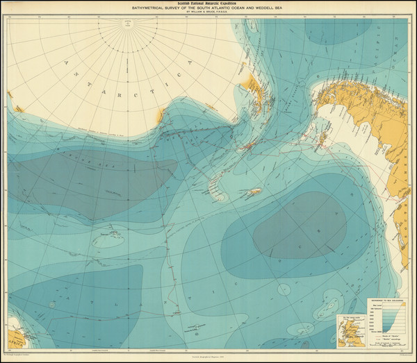 94-Polar Maps Map By William S. Bruce