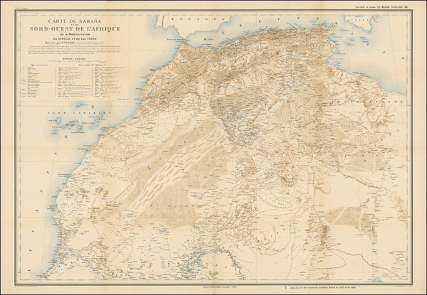 35-North Africa Map By P. Vuillot