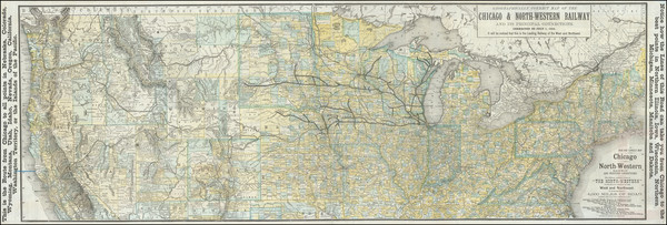 48-United States Map By Rand McNally & Company