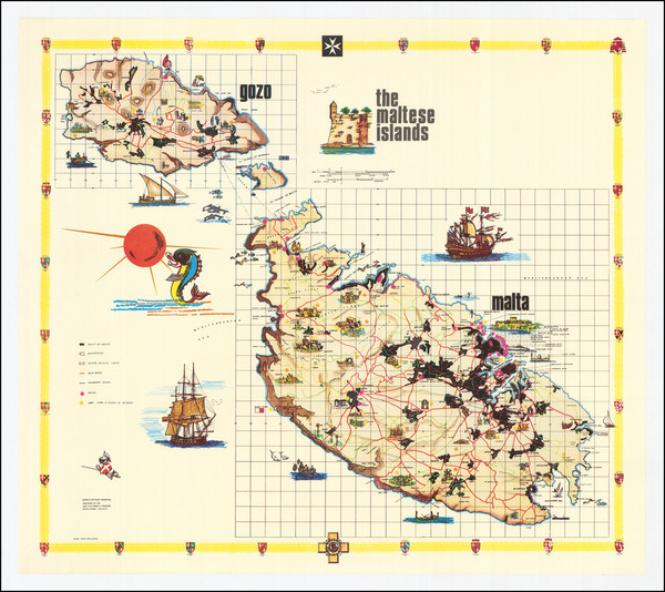 84-Malta Map By Renzo Borg Grech