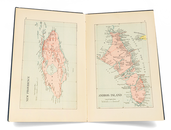 73-Bahamas and Atlases Map By Stanford's Geographical Establishment