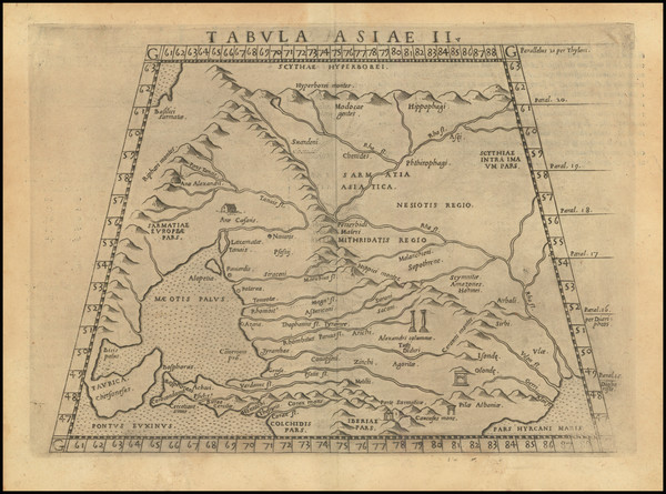 13-Ukraine, Central Asia & Caucasus, Turkey & Asia Minor and Russia in Asia Map By Girolam