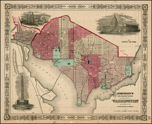 24-Mid-Atlantic Map By Alvin Jewett Johnson