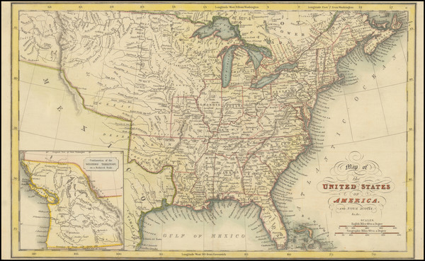 26-United States Map By Hinton, Simpkin & Marshall