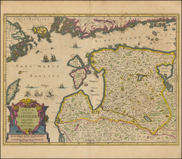 60-Baltic Countries and Scandinavia Map By Jan Jansson