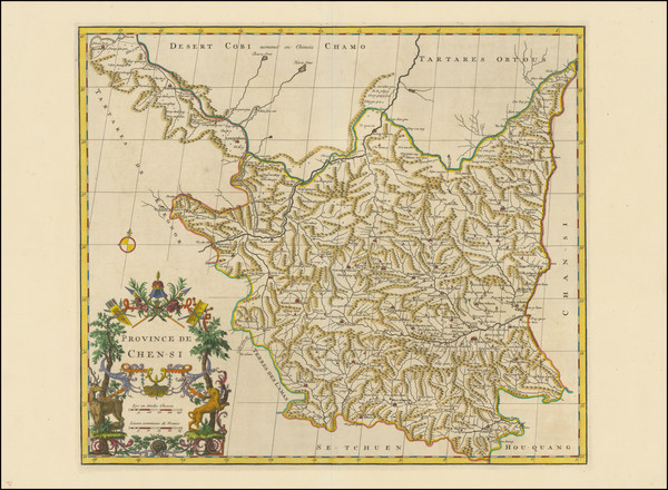 19-China Map By Jean-Baptiste Bourguignon d'Anville