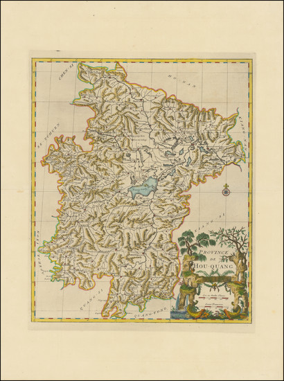 91-China Map By Jean-Baptiste Bourguignon d'Anville