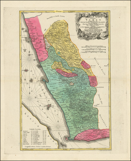 11-Arabian Peninsula Map By Gustav Conrad Lotter  &  Tobias Conrad Lotter  &  Carsten Nieb