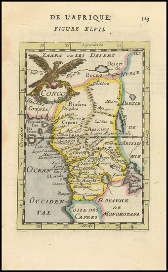 88-West Africa Map By Alain Manesson Mallet