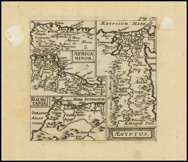 17-Egypt Map By Philipp Clüver
