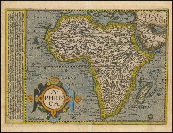 47-Africa Map By Matthias Quad / Johann Bussemachaer