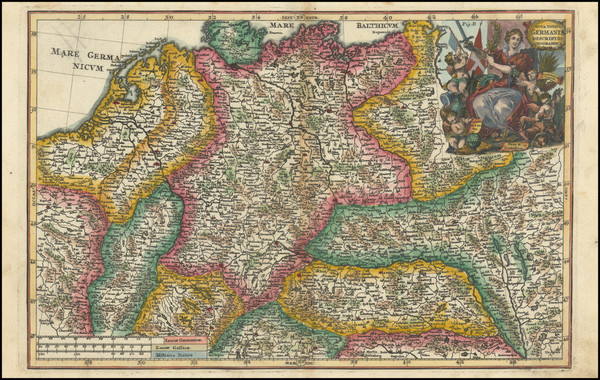 61-Netherlands, Belgium, Austria, Hungary, Czech Republic & Slovakia and Germany Map By Heinri