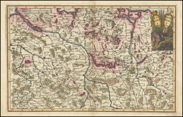 41-Norddeutschland Map By Heinrich Scherer