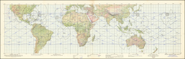 55-World and Space Exploration Map By NASA / Aeronautical Chart and Information Center