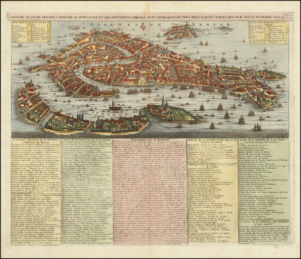 80-Venice Map By Henri Chatelain