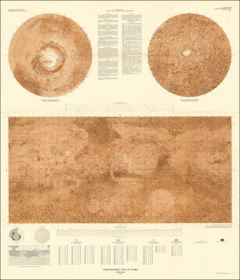 76-Space Exploration Map By U.S. Geological Survey  &  NASA