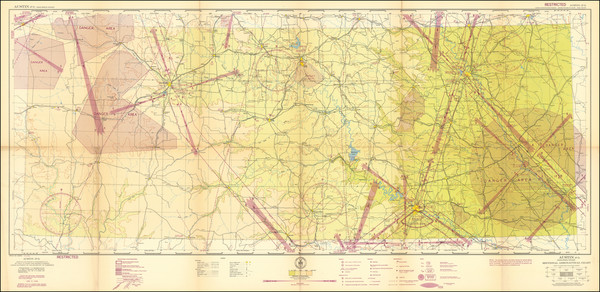 57-Texas Map By U.S. Coast & Geodetic Survey