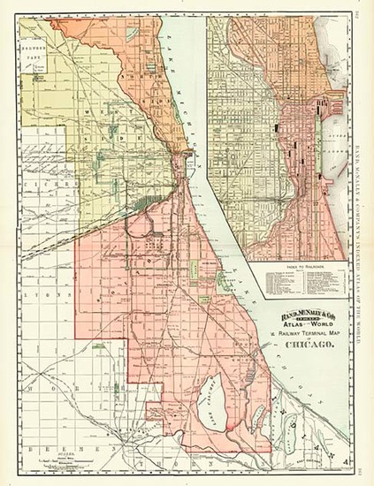 87-Midwest Map By Rand McNally & Company