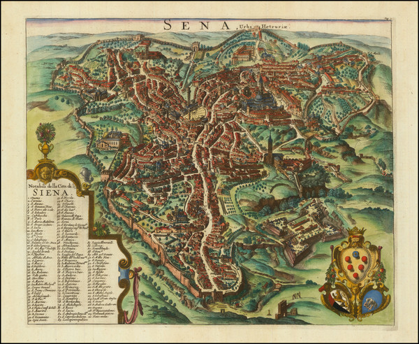 44-Other Italian Cities Map By Pieter van der Aa