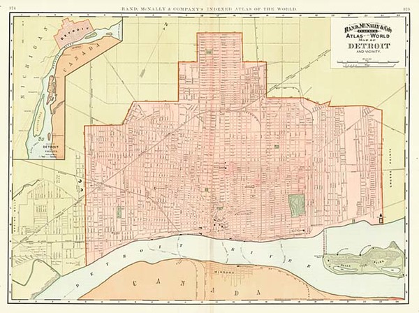 57-Midwest Map By Rand McNally & Company